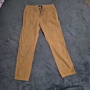 American Eagle Outfitters  Mens Size 28. W28/L30 Khaki/Brown Slim Straight